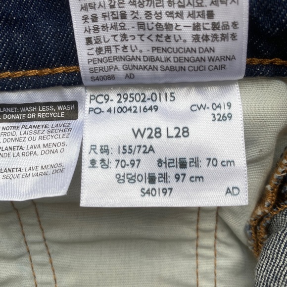 Levi’s 501 jeans button fly size W28 L28 - Picture 6 of 6